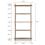 Lilys Vintage Shelf Weathered Natural Size Vary Approx. 45.6X13.7X92.5H 7020