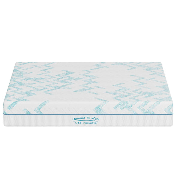 English Elm 8-inch Gel Memory Foam Rv Mattress Short Queen Breathable Jacquard Cover Spinal Support W2889P449905