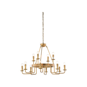 Clara Chandelier Gold 70201 Chelsea House