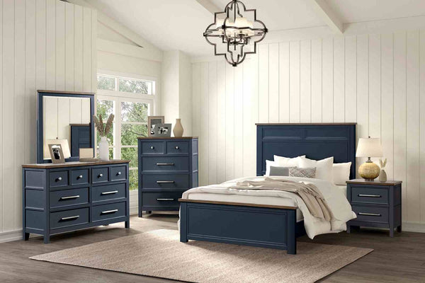 English Elm Contemporary Glam Nightstand Glossy White Lacquer Chrome Legs Dovetail Drawer Bedroom Blue,Dark Brown B2741P435883