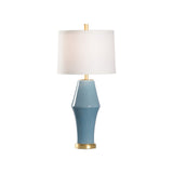 St Michael Lamp Blue, Gold 70209 Chelsea House