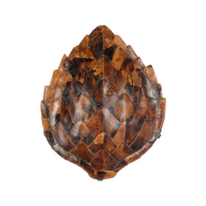 Chelsea House Penshell Handcrafted Penshell Sconce — Genuine Marbled Shell, Warm Ambient Glow For Hallway Or Bedroom (22.5" H) 70214