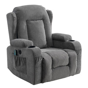 English Elm Power Lift Recliner with Heat Massage and Usb Port for Elderly Living Room Use W1521S00016