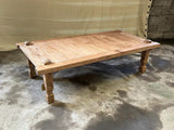Lilys Approx. 63 Inches Wide Vintage Teakwood Tribe Coffee Table Weathered Natural .. 7022-M