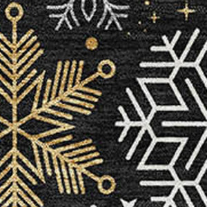 HomeRoots 5' X 8' Black Gold Ivory Abstract Geometric Area Rug - Washable, UV Protected, Durable & Stylish! 702258