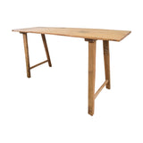 Lilys Approx. 5-6Ft Long Vintageteak Wood Console Weathered Natural (Size & Color Vary) 7023