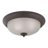 Huntington 15'' Wide 3-Light Flush Mount - Oil Rubbed Bronze 7023FM/10 Thomas