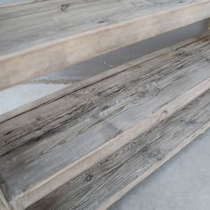 Lilys Vintage Shelf Approx. 67X16X56H Weathered Natural (Size & Color Vary) 7024-2