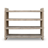 Vintage Shelf Approx. 67X16X56H Weathered Natural (Size & Color Vary)
