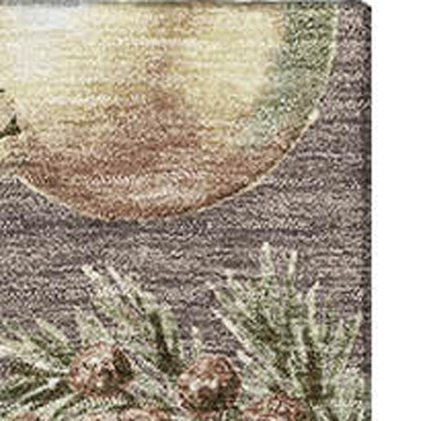 HomeRoots 10' X 14' Taupe Brown & Beige Polka Dot Washable Area Rug - UV Protected, Durable & Stylish Home Essential 702515