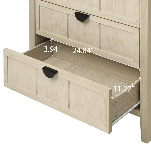 English Elm 3 Drawer Cabinet - Elegant Farmhouse Storage Solution For Bedroom, Living Room, Or Study Decor W688P225267