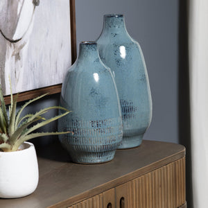 Crestview Collection Arden Vases - Elegant China Accessories To Elevate Your Home Décor With Timeless Beauty   Cvvzsa031b