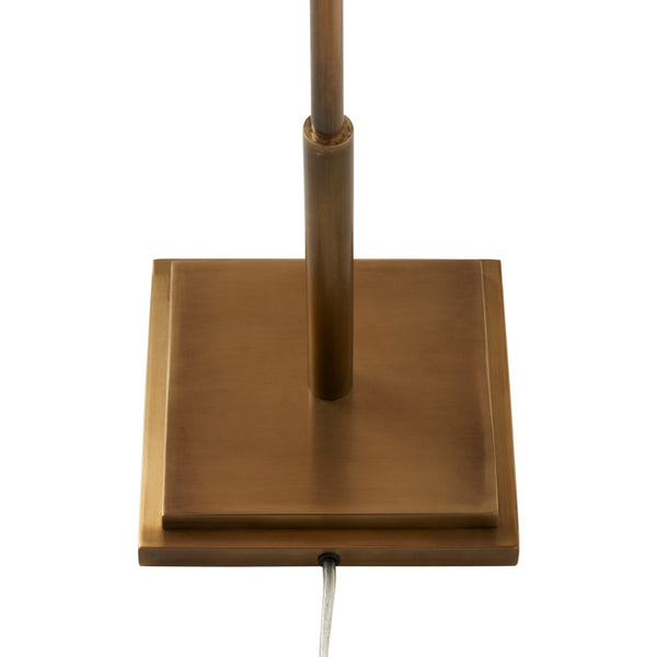Chelsea House Overhill Sculptural Floor Lamp In Aged Brass — Jamie Merida Modern Minimalist Statement Light, 55.5" 70263