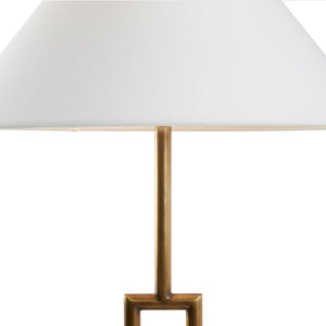 Chelsea House Overhill Sculptural Floor Lamp In Aged Brass — Jamie Merida Modern Minimalist Statement Light, 55.5" 70263