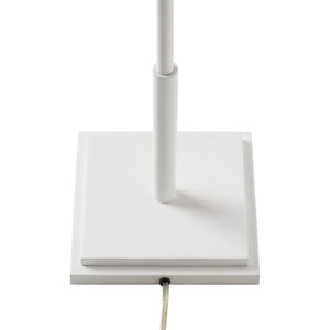 Chelsea House Overhill Sculptural Floor Lamp By Jamie Merida — Matte White Modern Minimalist Accent Lighting, 55.5" 70264