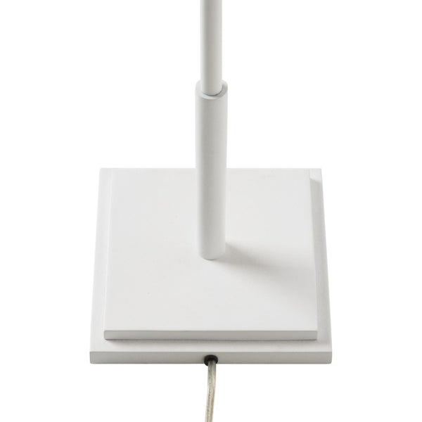 Chelsea House Overhill Sculptural Floor Lamp By Jamie Merida — Matte White Modern Minimalist Accent Lighting, 55.5" 70264
