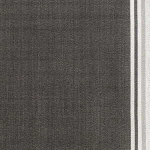 HomeRoots 5' Versatile Black and Cream Striped Area Rug for Indoor and Outdoor Spaces – Durable & Stylish! 702643