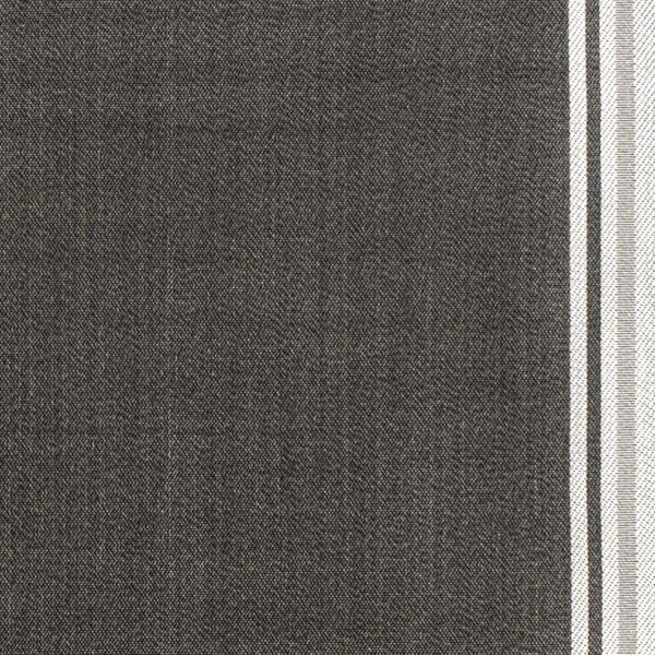 HomeRoots 5' Versatile Black and Cream Striped Area Rug for Indoor and Outdoor Spaces – Durable & Stylish! 702643