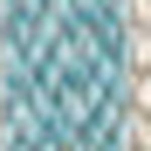 HomeRoots 8' X 10' Aqua and Beige Striped Area Rug - Versatile Indoor/Outdoor Accent for Any Space, Durable & Stylish 702647