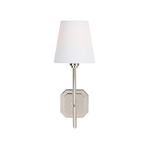 Chelsea House Overhill Polished Nickel Sconce By Jamie Merida — Sculptural Modern Wall Light With Bold Square Accent 70265