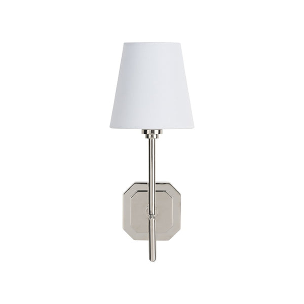 Chelsea House Overhill Polished Nickel Sconce By Jamie Merida — Sculptural Modern Wall Light With Bold Square Accent 70265