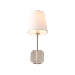 Chelsea House Overhill Polished Nickel Sconce By Jamie Merida — Sculptural Modern Wall Light With Bold Square Accent 70265