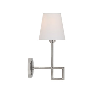 Chelsea House Overhill Polished Nickel Sconce By Jamie Merida — Sculptural Modern Wall Light With Bold Square Accent 70265