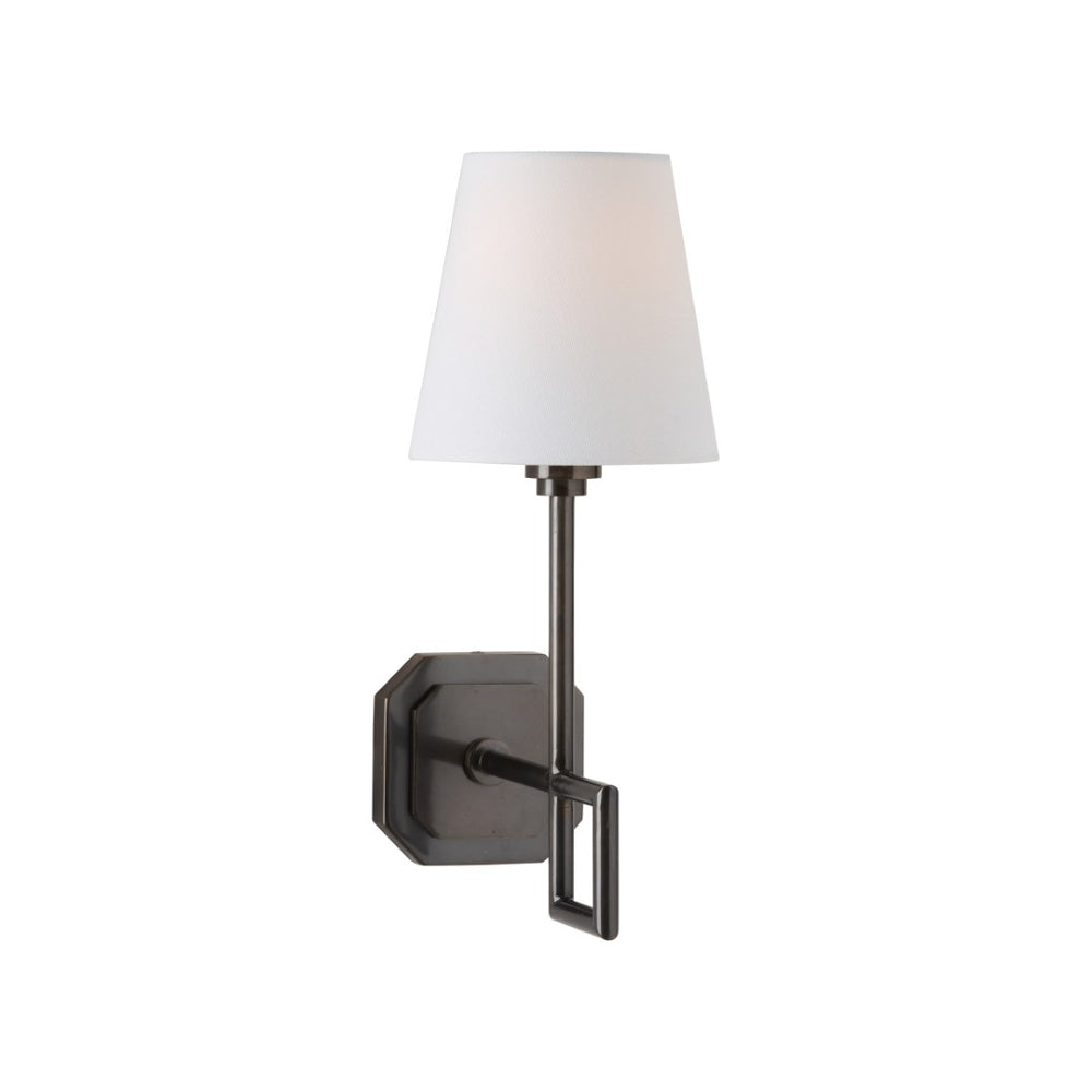Chelsea House Overhill Modern Wall Sconce In Oil Rubbed Bronze — Jamie Merida Design, Warm Ambient Accent Lightening 70266
