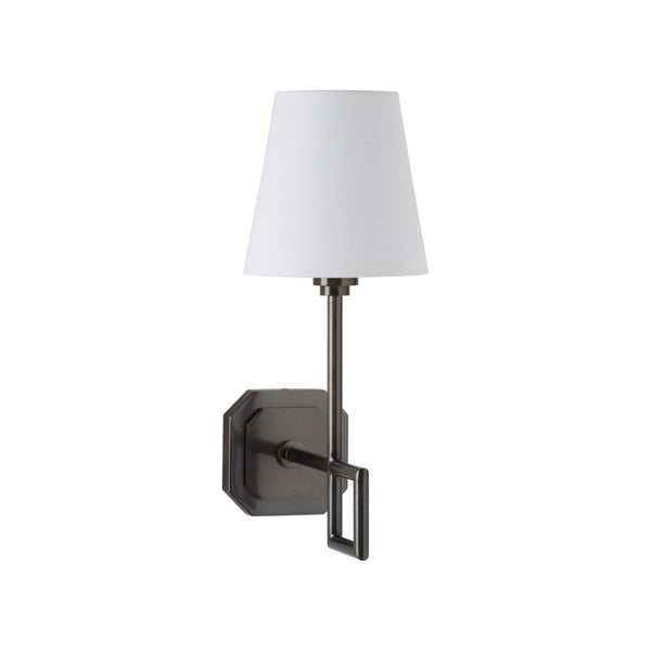Chelsea House Overhill Modern Wall Sconce In Oil Rubbed Bronze — Jamie Merida Design, Warm Ambient Accent Lightening 70266