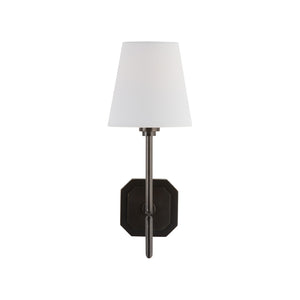 Chelsea House Overhill Modern Wall Sconce In Oil Rubbed Bronze — Jamie Merida Design, Warm Ambient Accent Lightening 70266