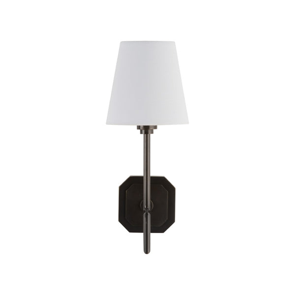 Chelsea House Overhill Modern Wall Sconce In Oil Rubbed Bronze — Jamie Merida Design, Warm Ambient Accent Lightening 70266