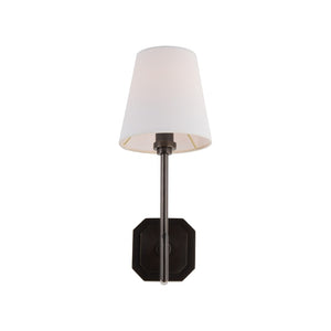Chelsea House Overhill Modern Wall Sconce In Oil Rubbed Bronze — Jamie Merida Design, Warm Ambient Accent Lightening 70266