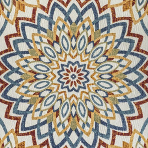5x8 Medallion Polypropylene Indoor Outdoor Rug Bold High-low Pile Patio Decor