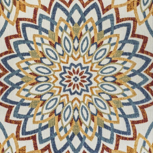 5x8 Medallion Polypropylene Indoor Outdoor Rug Bold High-low Pile Patio Decor