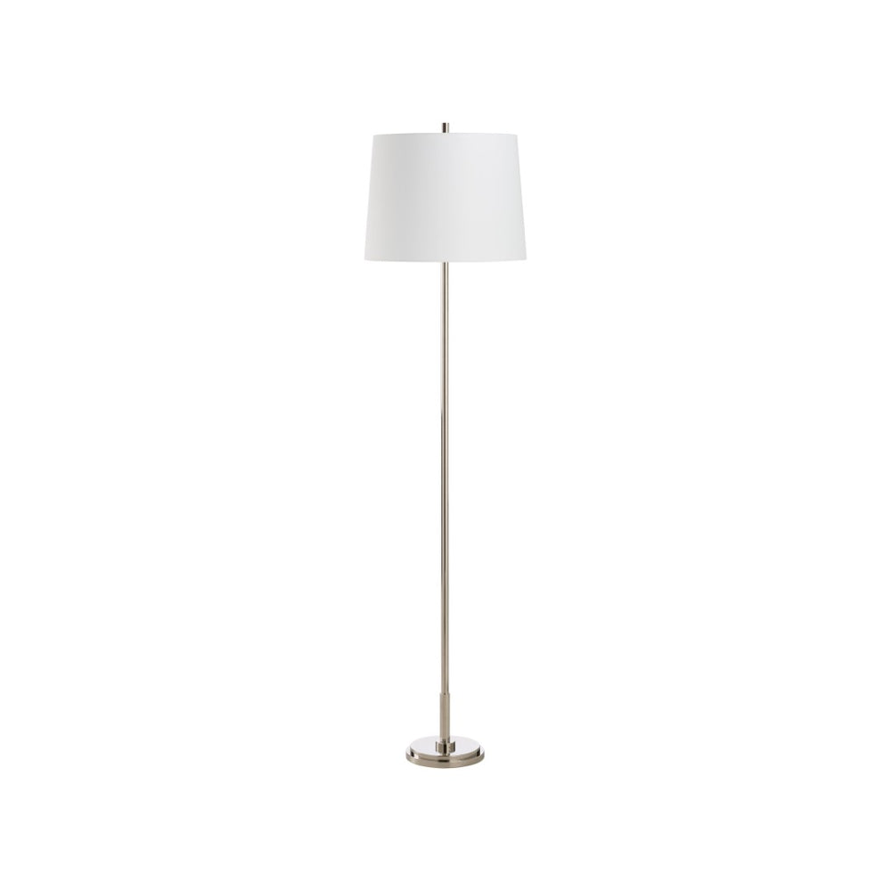 Chelsea House Underwood Polished Nickel Floor Lamp By Jamie Merida — Slim Vintage-Minimalist Ambient & Task Light 70270