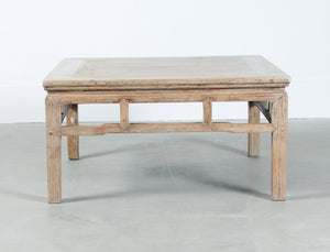 Lilys Antique Square Coffee Table Approx.38X38X19.6H Weathered Natural(Size Vary) 7027