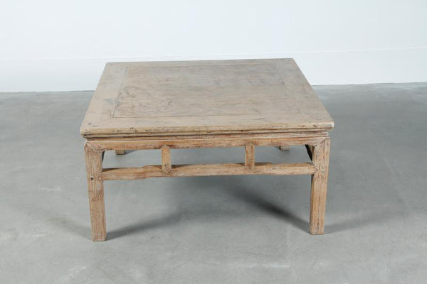 Lilys Antique Square Coffee Table Approx.38X38X19.6H Weathered Natural(Size Vary) 7027