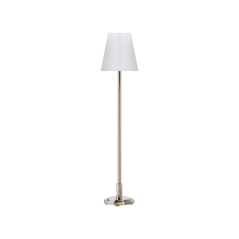 Chelsea House Underwood Buffet Lamp By Jamie Merida — Polished Nickel Minimalist Console Light, Slim 28"H Elegance 70272