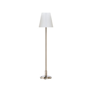 Chelsea House Underwood Buffet Lamp By Jamie Merida — Polished Nickel Minimalist Console Light, Slim 28"H Elegance 70272
