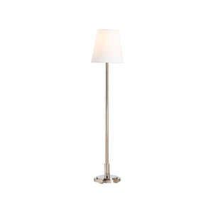 Chelsea House Underwood Buffet Lamp By Jamie Merida — Polished Nickel Minimalist Console Light, Slim 28"H Elegance 70272