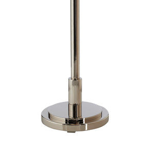 Chelsea House Underwood Buffet Lamp By Jamie Merida — Polished Nickel Minimalist Console Light, Slim 28"H Elegance 70272