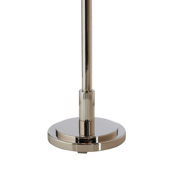 Chelsea House Underwood Buffet Lamp By Jamie Merida — Polished Nickel Minimalist Console Light, Slim 28"H Elegance 70272