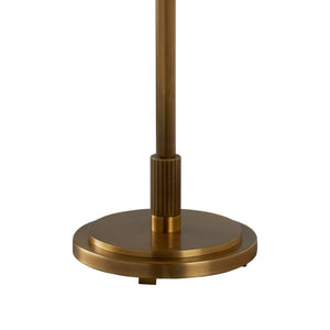 Chelsea House Underwood Aged Brass Table Lamp By Jamie Merida — Minimalist Vintage Metal Accent, 28.5" Tall Glow 70273
