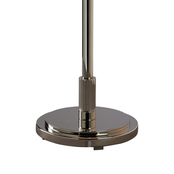 Chelsea House Underwood Sleek Table Lamp By Jamie Merida In Polished Nickel — Minimalist Vintage Charm, 28.5" H 70274