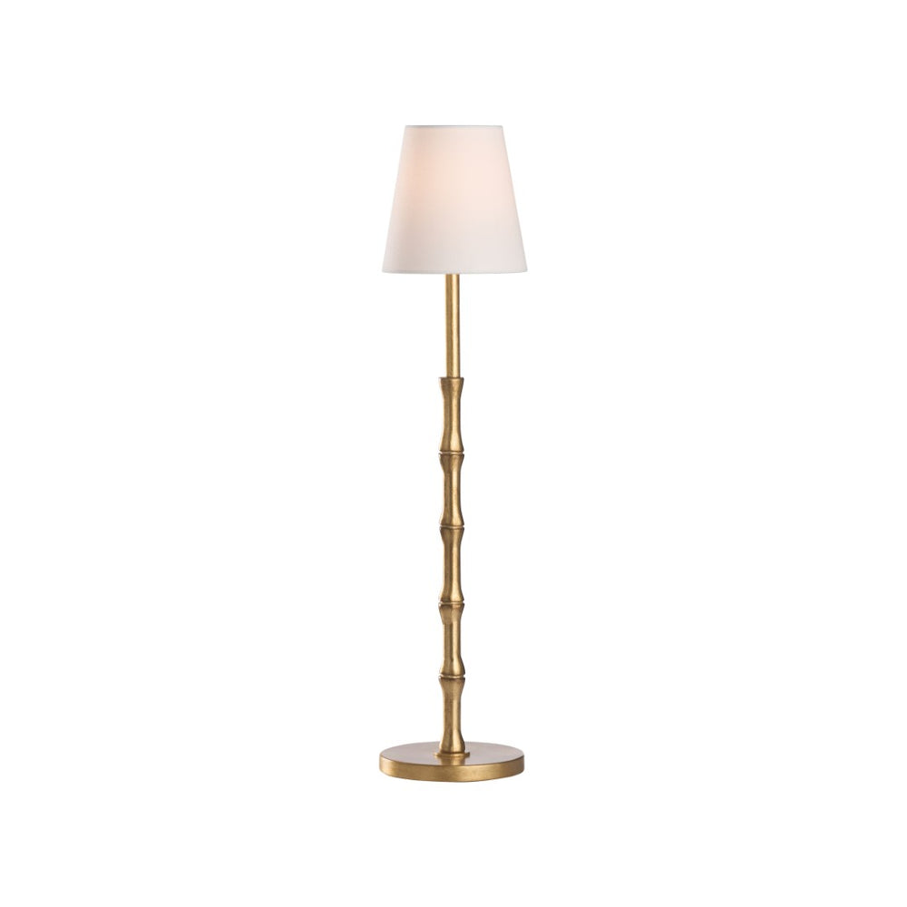 Chelsea House Artois Buffet Lamp By Jamie Merida — Gilt Bamboo-Inspired Sculptural Accent Lamp For Warm Ambient Glow 70275