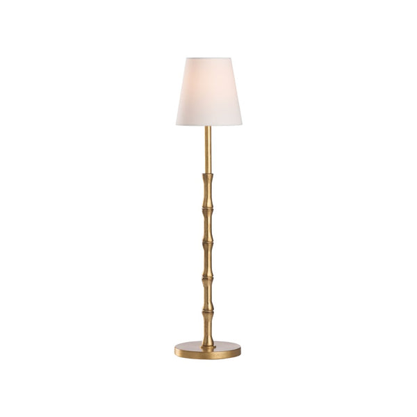 Chelsea House Artois Buffet Lamp By Jamie Merida — Gilt Bamboo-Inspired Sculptural Accent Lamp For Warm Ambient Glow 70275