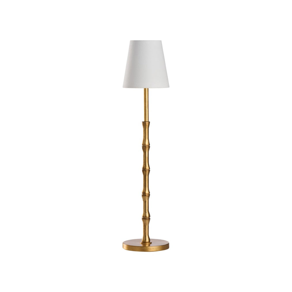 Chelsea House Artois Buffet Lamp By Jamie Merida — Gilt Bamboo-Inspired Sculptural Accent Lamp For Warm Ambient Glow 70275