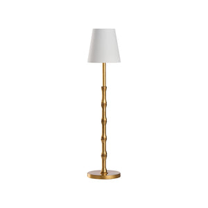 Chelsea House Artois Buffet Lamp By Jamie Merida — Gilt Bamboo-Inspired Sculptural Accent Lamp For Warm Ambient Glow 70275