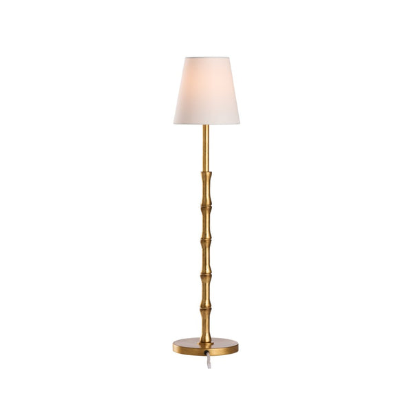 Chelsea House Artois Buffet Lamp By Jamie Merida — Gilt Bamboo-Inspired Sculptural Accent Lamp For Warm Ambient Glow 70275