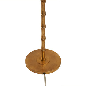Chelsea House Artois Sculptural Floor Lamp In Aged Brass — Bamboo-Inspired 62" Ambient Light For Modern Homes 70277